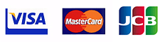 VISA, MasterCard, JCB